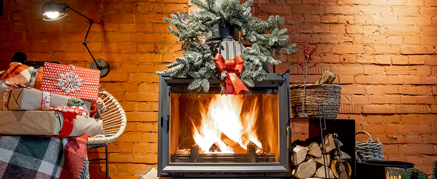 Travis Industries Linear Gas Fireplace Installation in Crawfordsville, Indiana