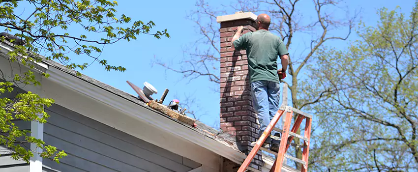 Vinyl and PVC Chimney Flashing Installation in Crawfordsville, IN