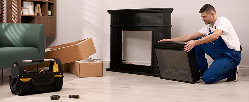 Old Rusted Metal Fireplace Repair And Replacement in Crawfordsville, IN