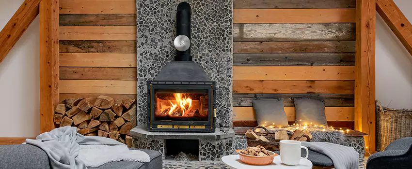 Thelin Hearth Products Direct Vent Gas Stove Fireplace Inspection in Crawfordsville, Indiana